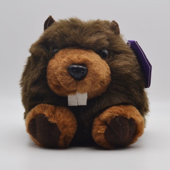 Chompers the Beaver Puffkins by Swibco Style 6608 Bean Bag Plush - Picture 1 of 9